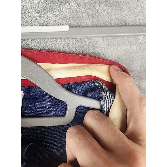 Mo Betta Mens‎ Button Shirt 16x35 Patriot US Flag Western Cowboy USA Vintage Y2k - Picture 7 of 12